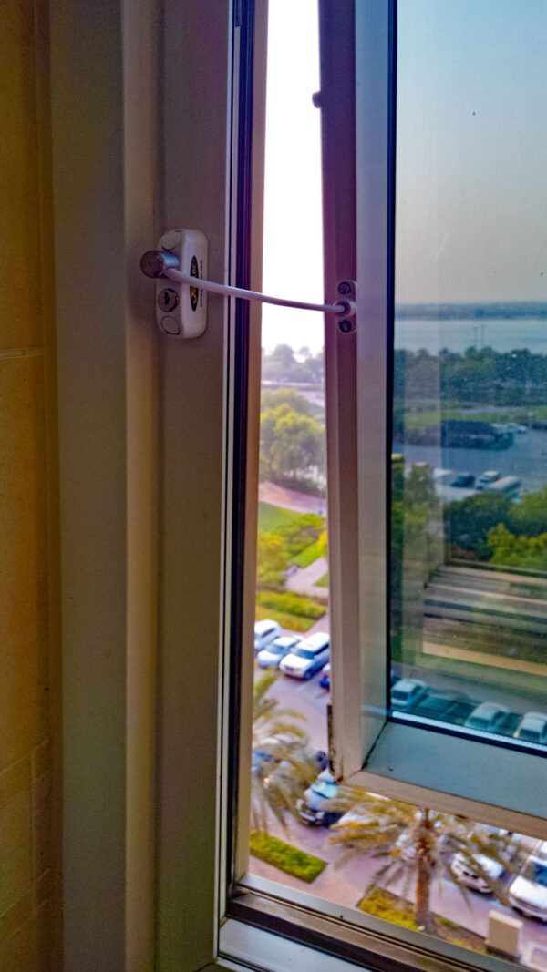 Stainless-steel-window-safety-lock-on-high-dangerous-window-opens-out