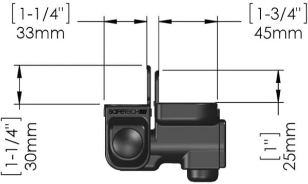 Safetech-SL-25-self-locking-gate-latch-measurements