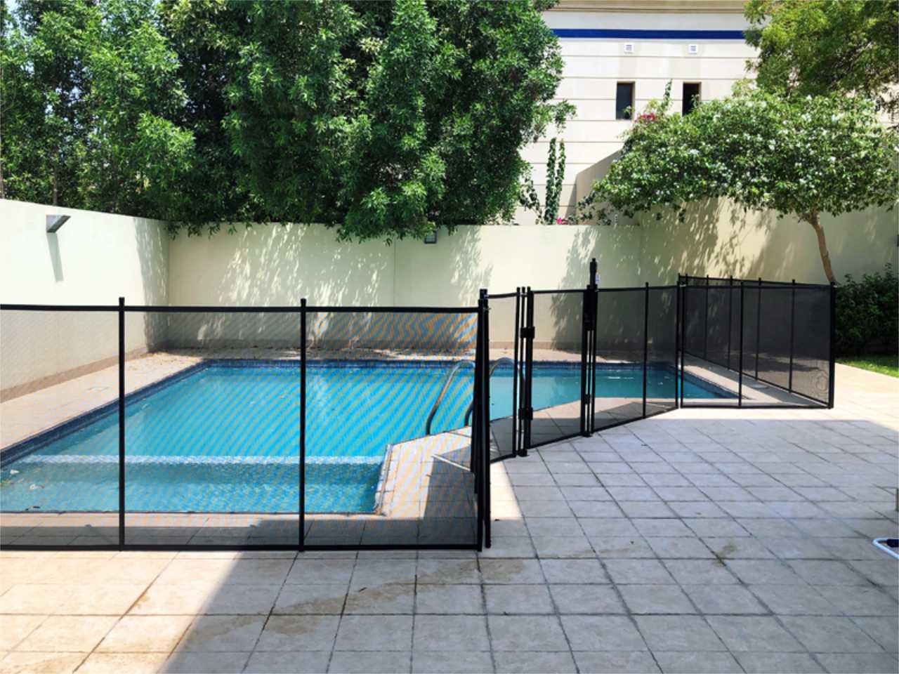 pool-fence-Jumeirah-3 | AMANANET pool child safety fence Jumeirah