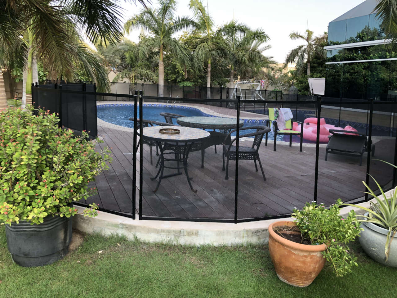 pool-fence-Jumeirah | AMANANET pool fence Jumeirah Dubai